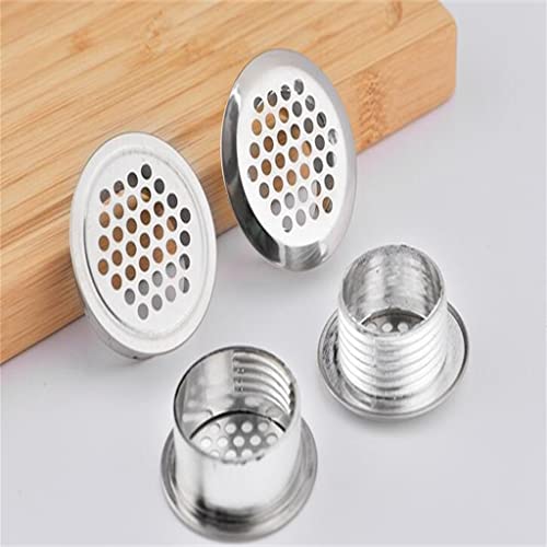 Rejilla de ventilación ajustable de doble cara de acero inoxidable para mueble miniatura 5