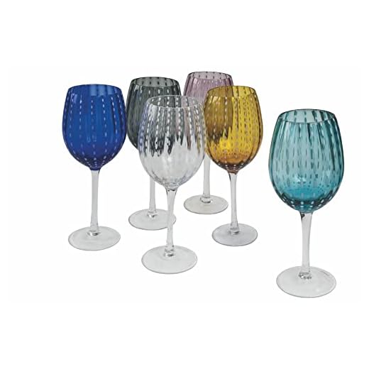 Villa d 'Este Home Tivoli Shiraz Juego Copas, FRAC, 6 Unidad