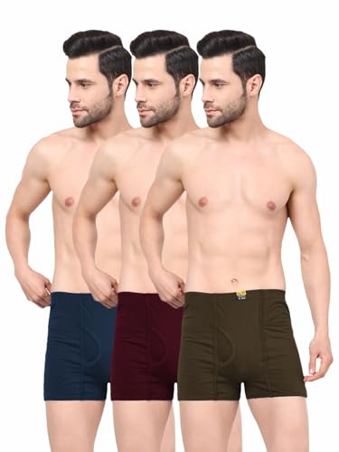 Image of Digsel Men 100% Cotton Inner Elastic Packet Trunks