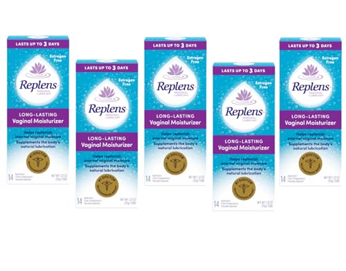 Replens Long-Lasting Vaginal Moisturizer - 14 ct, Pack of 5