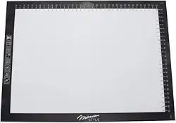 Mimo Style Folha de Silicone com Fibra de Vidro para Assar Antiaderente 40x30cm, Com Medidas em CM Ideal Para Grelhas e Fornos, Massas de Torta e Pizza, Suporta Até 220ºC e Não Precisa Untar