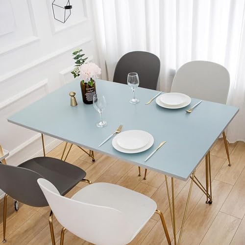 Nappe en similicuir vinyle lavable carrée pour intérieur et jardin