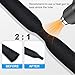 10 FT 1.4 inch 2:1 Heat Shrinkable Braided Sleeving Heat Shrink Sleeve Abrasion Protection Flexibility Wiring Harness Cable Sheath