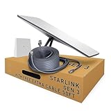 Starlink Gen 3 Standard Kit – Satellite Dish with Wi-Fi 6 Router – High-Speed, Low-Latency Internet for Rural Areas, Remote Homes, and Residential Use