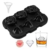 ℜNahtloses Ausgießen: Dank des mitgelieferten praktischen Trichters war das Eingießen Ihres Lieblingsgetränks in unsere Eiswürfelform mit Rosenblüten noch nie so einfach. Verabschieden Sie sich von überlaufendem und unordentlichem Ausgießen.