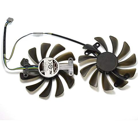 inRobert GFM10012H12SPA 12V 0.5A 95mm 4Pin Video Card Fan Replacement for ZOTAC GTX 1080 AMP Edition Graphics Card Cover
