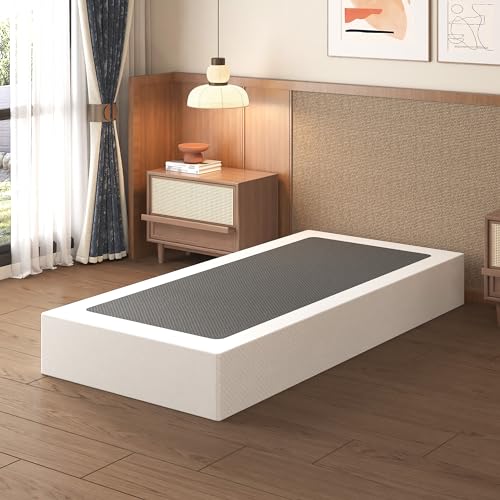 Lutown-Teen 10 Inch Twin Box Spring High Profile, Heavy Duty Metal Box Spring Twin Bed Base with Fabric Cover, Mattress Foundation, Noise Free, Easy Assembly by Lutown-Teen - Image 7