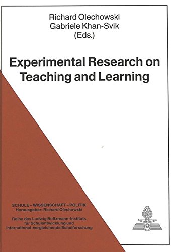 Experimental Research on Teaching and Learning (Schule Wissenschaft Politik)