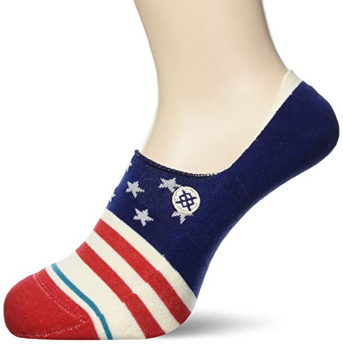 Stance mens No Show the Fourth St Liner Socks, Red, Small US