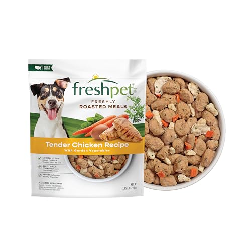 Freshpet-Dog-Food-Roasted-Meals-Tender-Chicken-Recipe-175-Lb Freshpet Dog Food, Roasted Meals, Tender Chicken Recipe, 1.75 Lb - Image 1