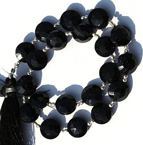Briolettes de goldstone bleue LKBEADS perles facettées pour sublimer vos tenues de soirée