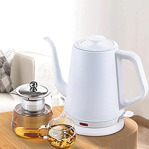 Fisecnoo Schwanenhals Wasserkocher Wasserkocher mit Kontrollleuchte Wasserkocher für Tee Kaffee Verbrühungsschutz Deckel… – Bild 3