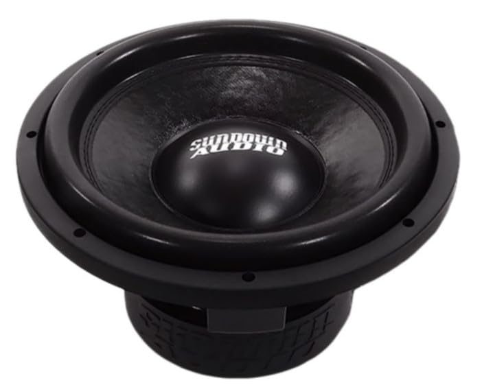 Sundown Audio SA-15 Classic Series 15' Dual 4 Ohm Subwoofer - Black Motor, 1000W RMS / 2000W Peak Power, Competition Grade, High-Temperature Voice Coil, Optimized for Deep Bass