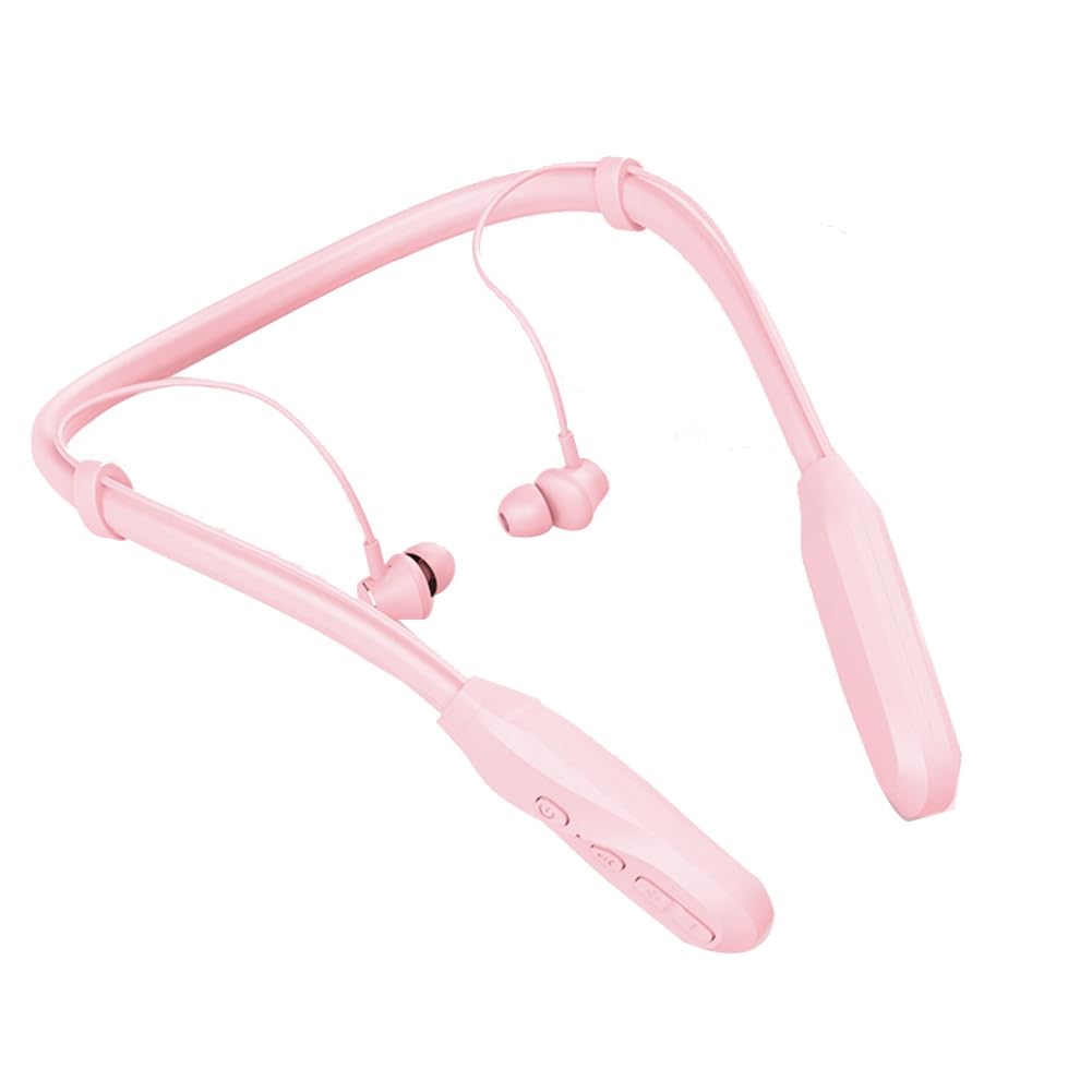 Bloepum I35 Wireless Bluetooth Earphone 1000mAh Ultra Long Standby Continuity Universal Dual Sports Earphone, Pink