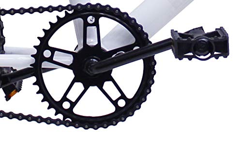 Bicicleta Aro 20 Infantil Feminina Passeio+Rodinhas De Brinde (Branco)