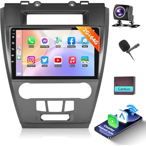 Podofo Android 15 Car Radio for 2009-2012 Ford Fusion Mondeo Mustang