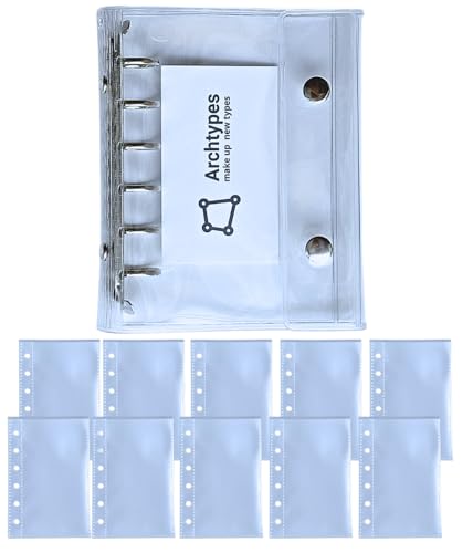 Amazon.co.jp: Archtypes シール帳 透明 クリア A7 m6 ミニ6