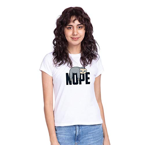 Image of Bewakoof Women's Graphic Printed 100% Cotton T-Shirt - Slim Fit, Round Neck, Half Sleeves