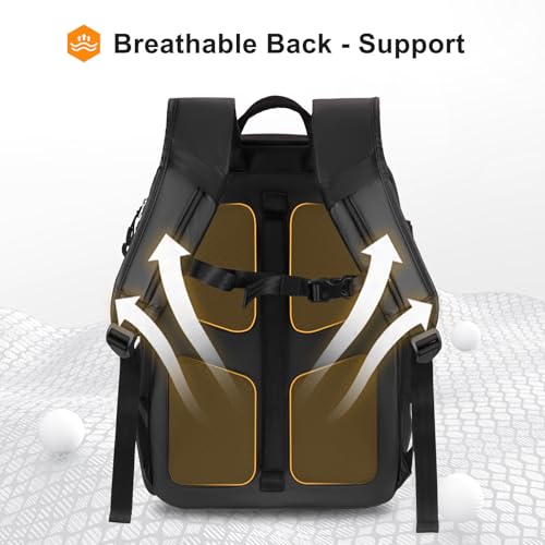 Mochila para Cámara MOSISO Impermeable Negra miniatura 5
