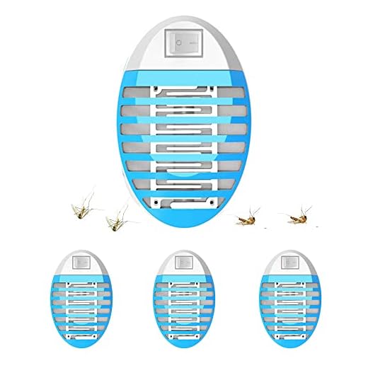 Indoor Bug Zapper - Fly Killer - Electronic Insect Killer - Indoor Mosquito Zapper - Mosquito Repellent Indoors - Mosquito Killer Indoor Home – Mosquito Zapper Indoor and Outdoor - 4 Packs