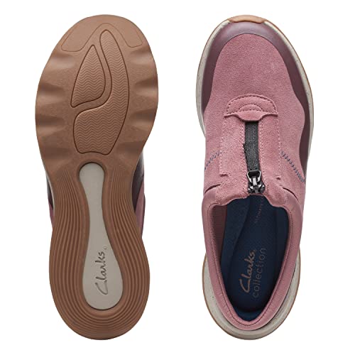 Image of Clarks Womens 26168963-dark Rose Mule