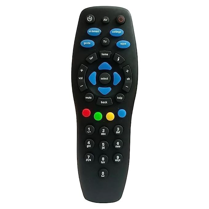Image of BLACKSHEEP Compatible for Tata Sky Remote Original of Set Top HD Box and Suitable for SD Tata Play Setup Box Remote Control- Black