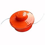 1 Pieza nemaxx FS1 Cabezal de Doble Hilo semiautomático - Cabezal de Corte de siega -Accesorios de Corte - Hilo de Nylon - Carrete para desbrozadora Gasolina - Naranja