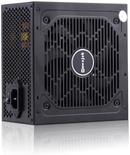 Hovxjzk 500W Power Supply, 80 Plus Bronze Certified, ATX PSU Active PFC SLI Crossfire Ready Gaming PC Computer Power Supplies, PS500WF