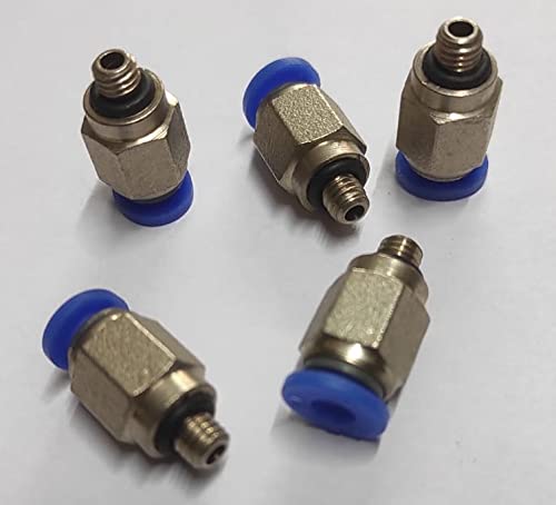CRAFTSFY Pneumatic Air Connectors PC4-M5 Thread 4MM Straight Fitting For PTFE Tube 3D Printer M5X 4 Pneumatic Push Type Hose Tube Fitting Adapter Connector Push Fittings Pneumatic Size M5X 4 MM 3pc (B09PDYW756) Amazon Price History, Amazon Price Tracker