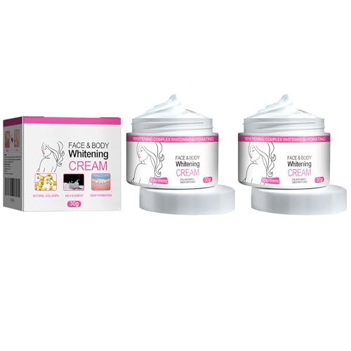 Mnozreo Crema Blanqueadora de Area Intima,30G,2PC(Skin Whitening Cream,Crema para el Cuidado Corporal de las Axilas) Se Usa Una Vez por la Mañana y Otra por la Noche