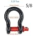 ZerHoc Tow Hook,Car Towing Eye Ring Shackle 2-Ton 3.25-Ton 4.75-Ton Tow Hook Universally(Medium)