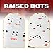 2PK Braille Alphabet Board - Raised Dots for Braille Beginners, Sturdy Aluminum Braille Learning Tool with Letters, Numbers & Contractions (Patent Pending)