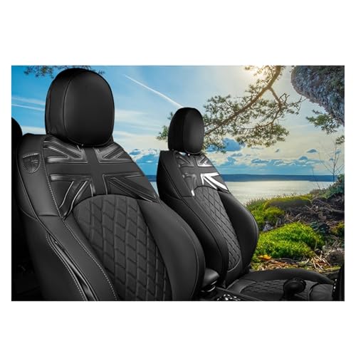 N[p[ R50 R53 R55 R56 R57 R60 ɓKJ[V[gJo[Zbg lHv J[ANZT[ ԗV[gveN^[(Front Seat,BLACK_NO BUTTON_R55R56)