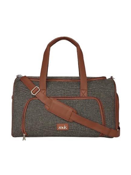 zouk Weekender Duffel Bag for Men | Stylish Travel Duffel | Spacious Carry-On for Weekend, Gym & Business Trips | Bristel-picture-13