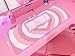JMIYAV Pink Love Heart RGB Gaming Mouse Pad 31.5x12 Inch PC XL Large Extended Glowing Led Light Up Cool Mouse pad Desk Pad Non-Slip Rubber Computer Mouse Pad Cute Mousepad Mat 31.5x12 Inch