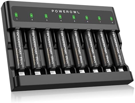 POWEROWL Rechargeable AAA Batteries PRO, High Capacity 1100mAh, Premium - View #3