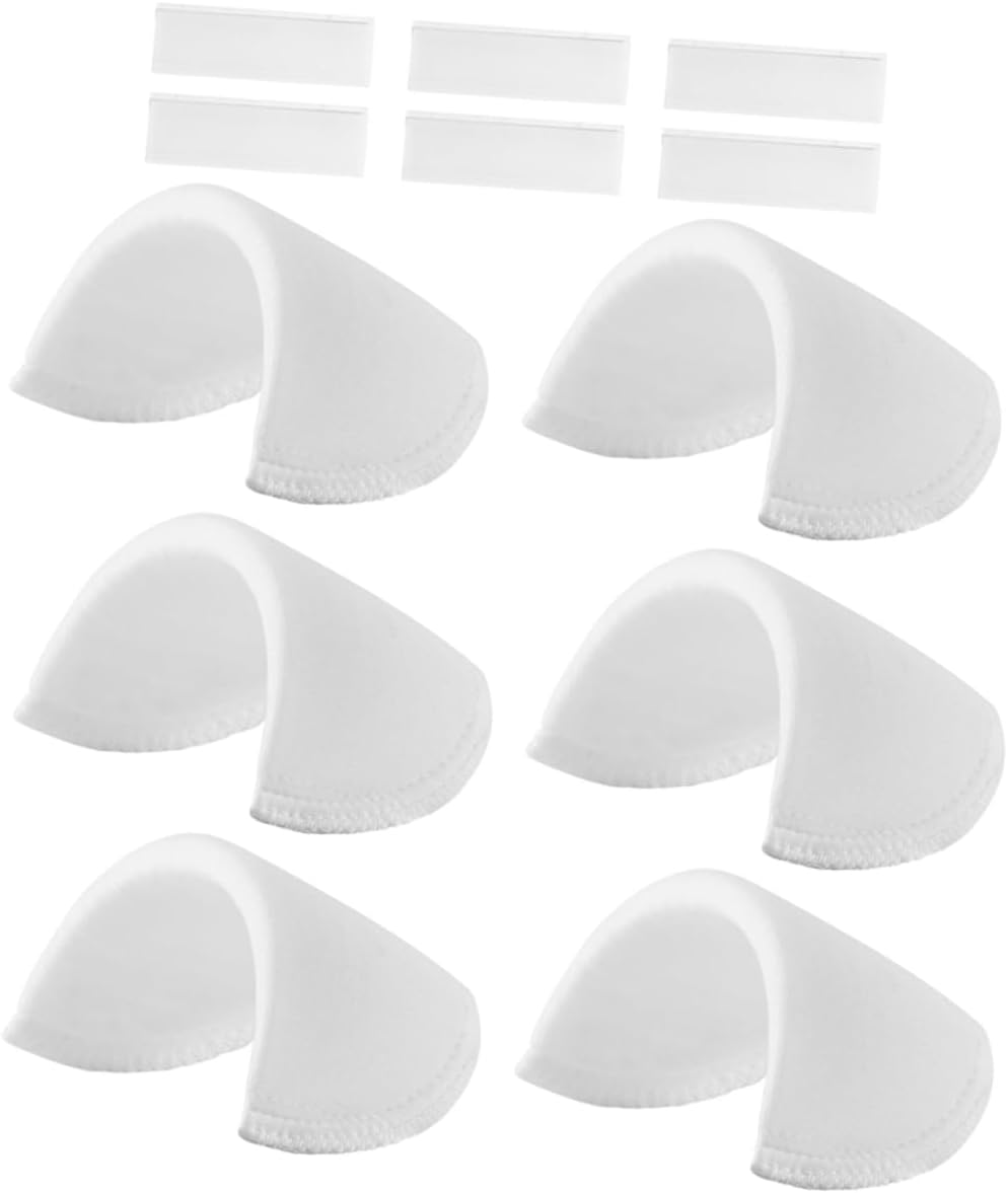 STOBOK 15pairs Shoulder Pad Women Men Comfortable and Lightweight Sponge Shoulder Pads for Shirts Sweaters and Suits