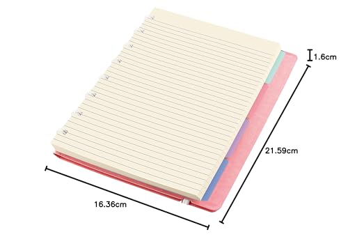 Cuaderno A5 Filofax Pastel con hojas recambiables y acabado premium 3