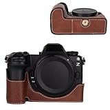 VOVMOEYA Kameraschutztasche für Nikon Z6III spiegellose Kamera, für Nikon Z6 III, Halbtasche mit weicher Mikrofaser-Innenseite für Nikon Z6 III, Kamera-Abdeckung, funktioniert gut 6,35 mm (1/4 Zoll),