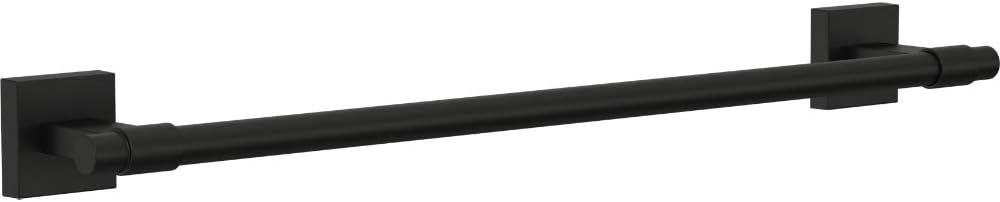 Franklin Brass Towel Rack | 18 Inch Matte Black Towel Bar for Bathroom, Kitchen | Maxted Accessories