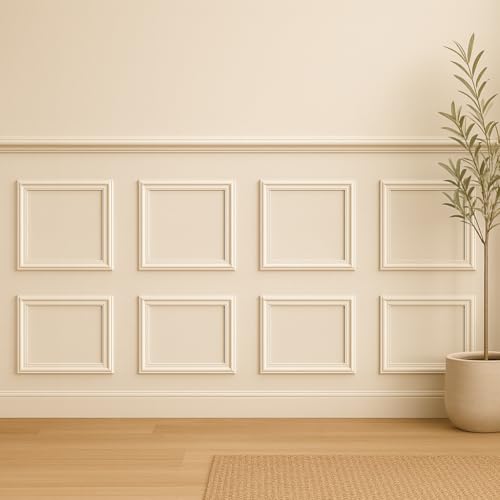 Image of Ekena Millwork PNL08X08AS-01 8 inchW x 8 inchH x 1 /2 inchP Ashford Molded Classic Wainscot Wall Panel