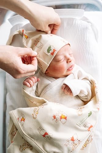 Image of monica + andy Kimono Tie Long Sleeve One Piece, 100% Organic Baby Clothes for Girls & Boys, Preemie, Newborn & Infant