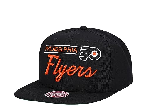 Casquette NHL Philadelphia Flyers Mitchell & Ness Retro Lock Snapback Noir pour passionnés