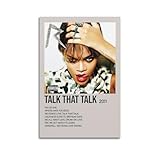 BAPINGM Rihanna-Poster, Raumdekoration, künstlerisches 