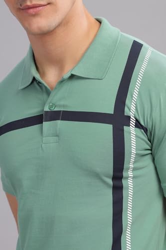 Image of ADRO Regular Fit Polo T-Shirt for Men| Printed Polo T-Shirt | Cotton Polo T Shirt