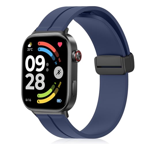 [RicYeel] ���C�t�� �V���R���o���h Xiaomi Redmi Watch 6 5 4/Xiaomi Smart Band 9 Pro/8 Pro �Ή� �����o���h �}�O�l�b�g�t�� �����ȒP �X�|�[�c�o���h �X�g���b�v �ւ��o���h �����x���g (�l