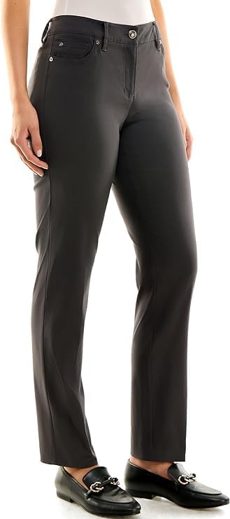 Image of Zac & Rachel Women's Millennium Fabric Pant - Perfectly Designed Woven Stretch Combination That Makes for The Most Flattering