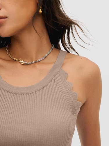 Image of ANRABESS Womens Summer Tank Tops Sleeveless Ribbed Camisole | Spaghetti Strap Cami Sweater, Soft Lightweight, Slim Knit, Casual Beach Vacation Travel Office Clothes, Spring Fall Layering