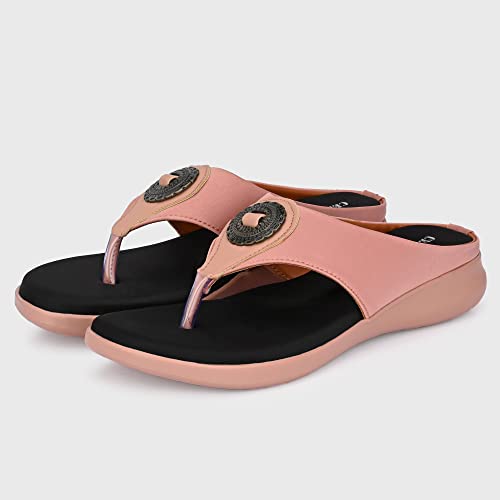 Image of Centrino Women Thong Sandals & Comfortable Ortho Care Sandal For Ladies | Fashion Wear Sandal & Chappal | Soft Cushioned for More comfort (2854)