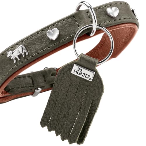 Collier pour chien en cuir HUNTER München Mini pour promenades et chiots - 5